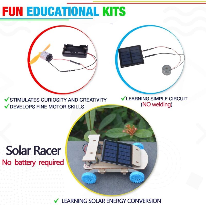 KIT Inventor: Vehículos, Aspas, Energía Solar, Visor Extremo - Image 3