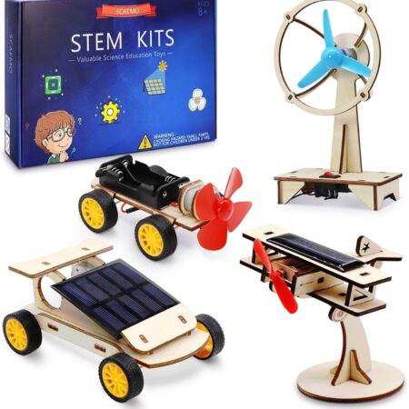 Energía Solar - 4 Kits STEAM - Construye modelos solares