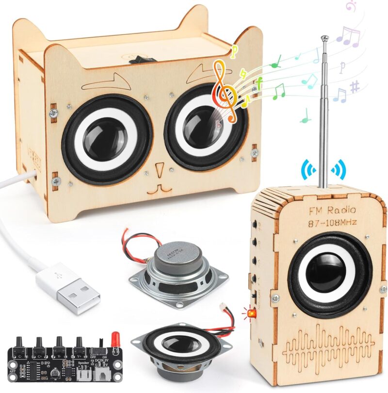 DIY Construye tu altavoz Bluetooth y radio FM funcionales